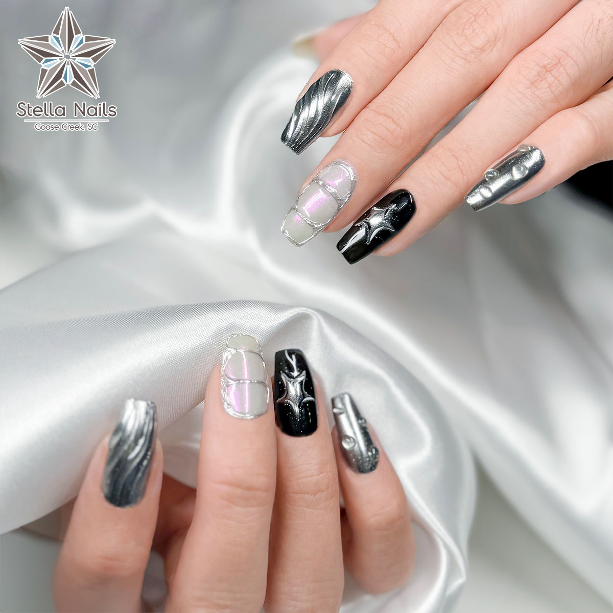 Manicure service at Stella Nails